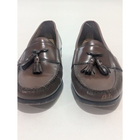 Cole Haan Brown Leather Tassel Loafers Men’s 9.5M Made in Italy main image 7